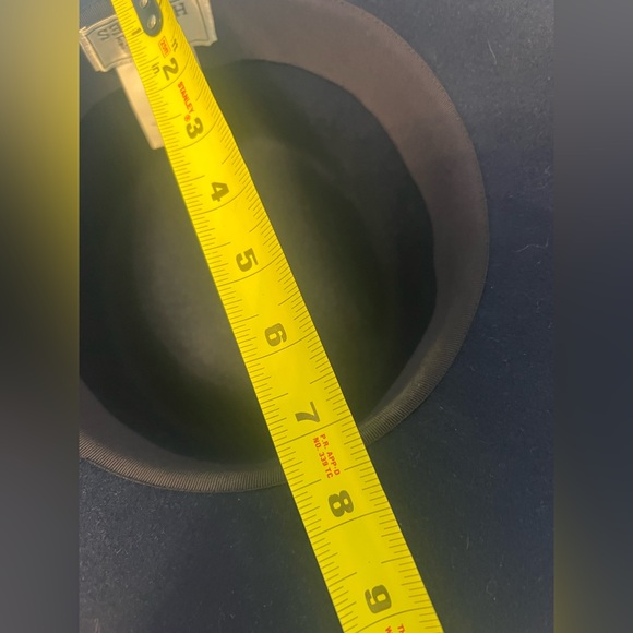 Hermes blue extra wide brim rope hat 100% rabbit hair felt 58CM - Picture 8 of 17